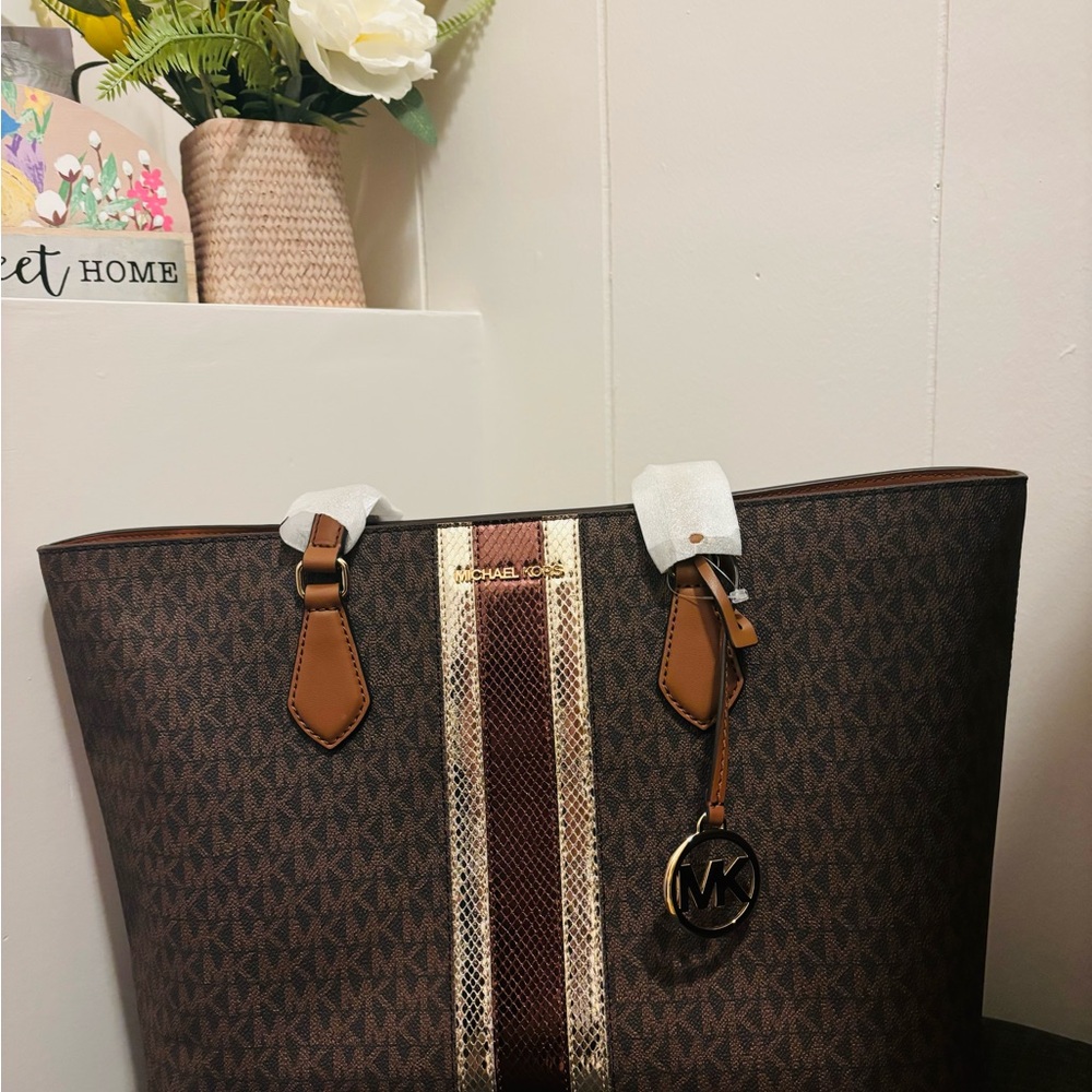 Michael Kors Brown Tote Bag